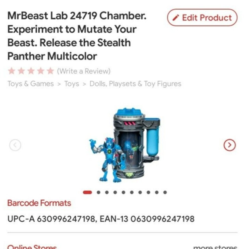 MrBeast Lab 24719 Chamber Stealth Panther Multicolor Action Figure